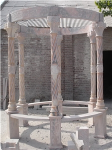 Carved Marble Arbour, Gazebo