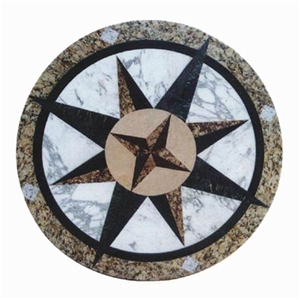 Round Design Marbel Medallion