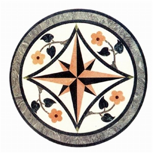 Round Design Marbel Medallion