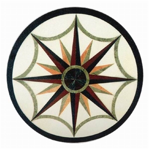 Round Design Marbel Medallion
