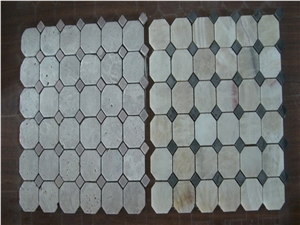 Travertine & Marble Mosaic Tile, Stone Mosaic