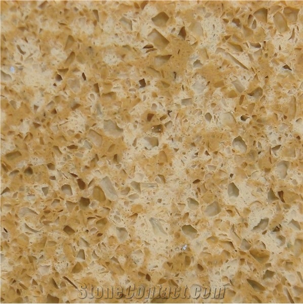 Yellow Artificial Quartz Stone, Engineered Stone
