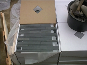 Esite Fujian Grey Basalt Mosaic Tile for Interior Decoration / Floor Mosaic / Wall Mosaic / Grey Basalt Mosaic