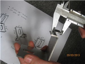 Stone Anchorage Stainless Steel Clamp