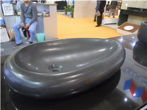 Black Basalt/Black Natural Stone Honed Basin/ Sinks Black Basalt/Black Natural Stone Honed Basin/ Sinks