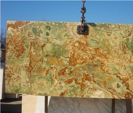 Multicolor Green Onyx Slab