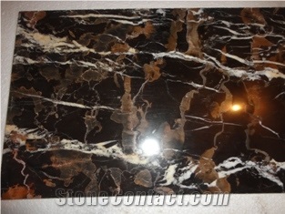 Black and Gold Marble Tiles