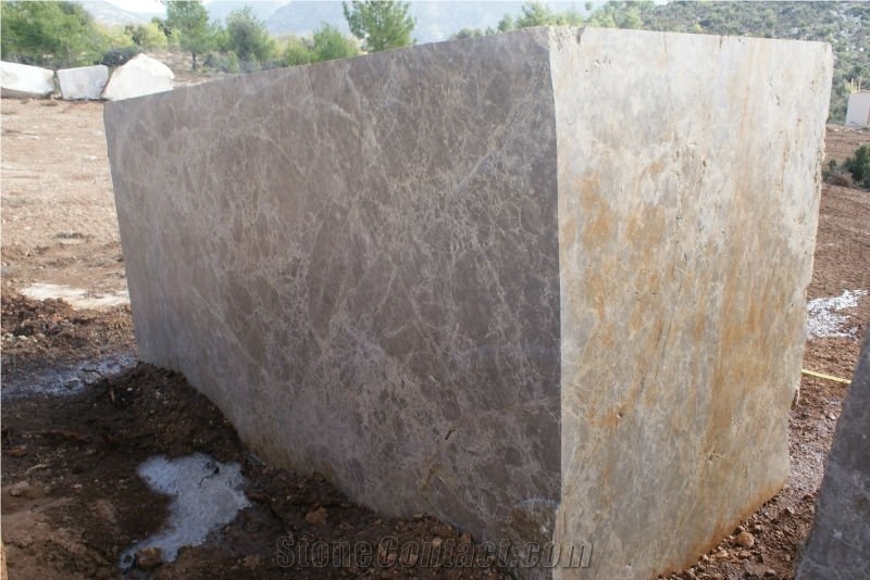 Light Emperador Marble Block