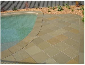 Kota Brown Limestone Pool Copings