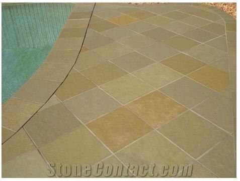 Kota Brown Limestone Pool Copings
