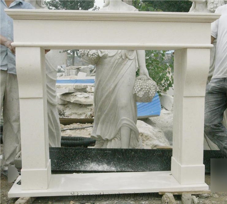 Fireplace, Mantel, Ssurround, Marble Fireplace, Ma