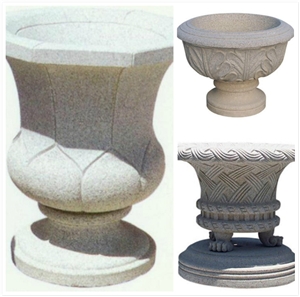 Natural Stone Flower Pot