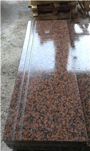 Rosa Red Granite Step Stairs