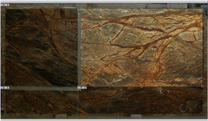 Rain Forest Green Marble Slabs, India Green Marble