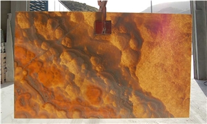 Lava Red Onyx Slabs