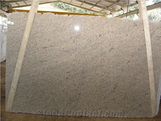 Giallo Vitoria Granite Slabs, Brazil Yellow Granite