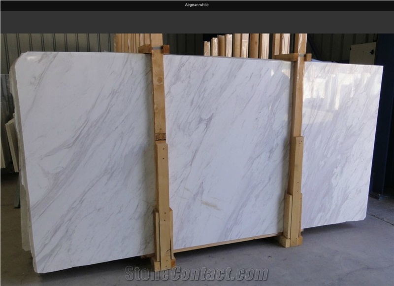 Aegean White Marble Slabs, Absolute White Turkey Marble Slabs