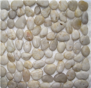 White Flat Pebbles