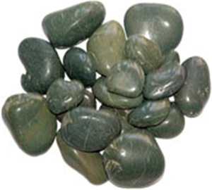 Green Polished Pebble Stones