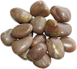 Red Polished Pebble Stone