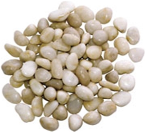 White Polished Pebble Stone