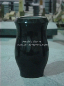 Absolute Black Granite Vase Absolute Black Granite Vase