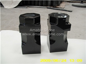 Absolute Black Granite Vase Absolute Black Granite Vase