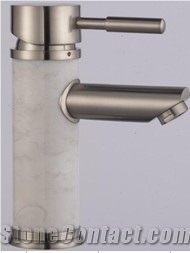 3037 Marble Faucet, White Marble Kitchen Accessories