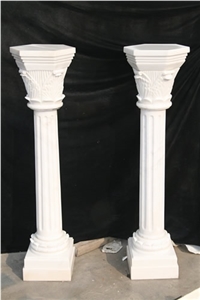 White Marble Column
