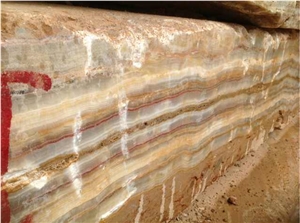 Multi Color Onyx Block, Champagne Onyx Block