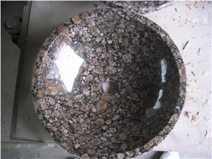 Baltic Brown Wash Sink Basin, Brown Marble Basin Baltic Brown Wash Sink Basin, Brown Marble Basin