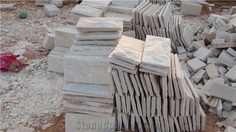Mushroomed Wall Stone, Grey Slate Mushroomed Wall