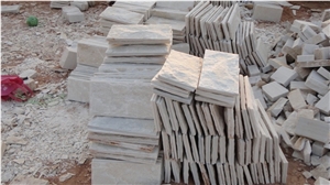 Mushroomed Wall Stone, Grey Slate Mushroomed Wall