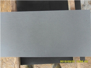 Andesite Basalt Tiles Honed, China Grey Basalt