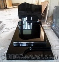 Shanxi Black Granite Tombstone,Monument