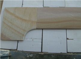 India Beige Sandstone Pool Coping