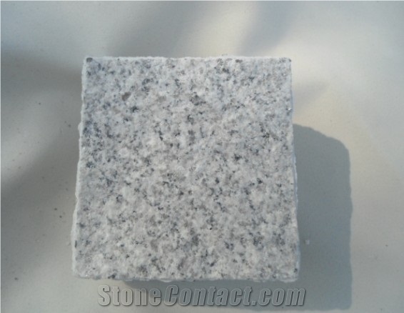 G603 Granite Cube Stone, Bianco Crystal Granite Cobble Stone, G603 Grey Granite Cubes, China Grey Granite Paving Stone