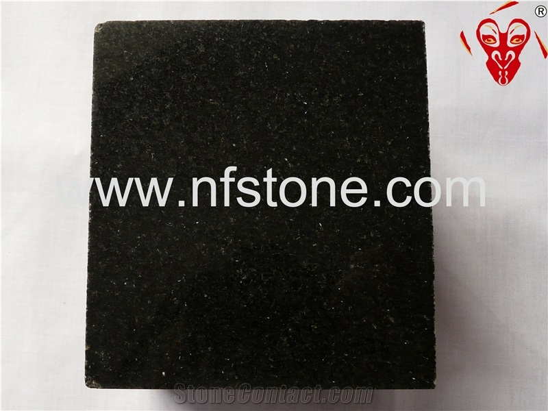 Black Fuding Black Granite Cobble