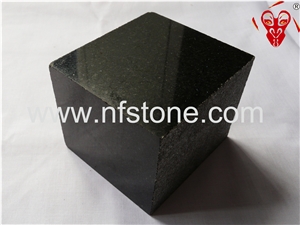 Black Fuding Black Granite Cobble