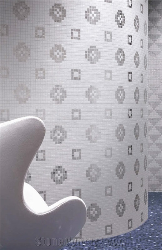 Glass Mosaic Pattern Glass Mosaic Tile Wall Mosaic