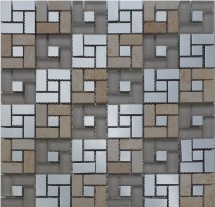 Mosaic , Metal Mosaic Tiles