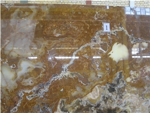 Iran Brown Onyx Slabs Iran Brown Onyx Slabs
