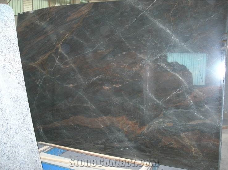Jatoba Black Granite Medallion