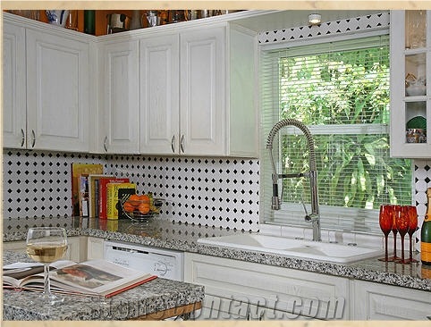 Cinza Castelo Grey Granite Kitchen Countertops