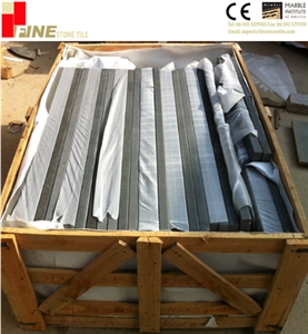 Basalt Staircase , Gray ,esite Hainan Grey Basalt Staircase