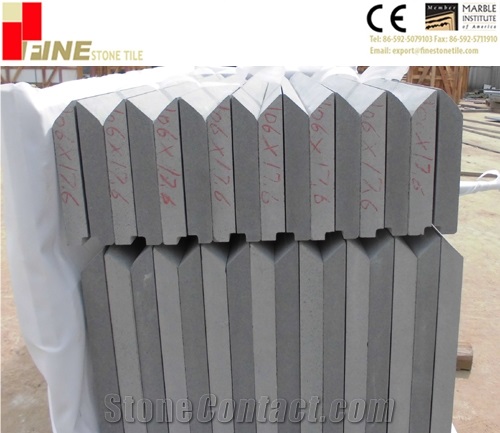 Basalt Staircase, Grey Basalt Stairs, Hainan Grey Basalt Staircase
