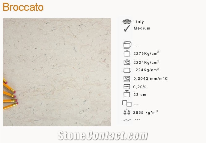 Trani Broccato Limestone Tiles, Italy Beige Limestone