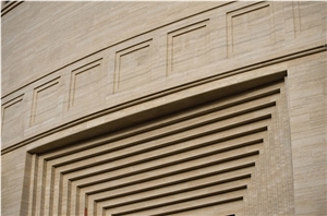 Travertine Building Stones, Walling, Classic Beige Travertine Building Stones