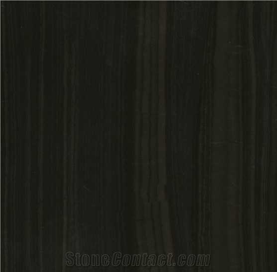 Golden Flower Slabs & Tiles, Black Wooden Marble Slabs & Tiles