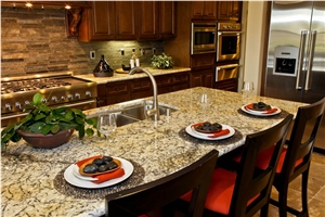 Amarelo Sao Francisco Granite Kitchen Countertop, Amarelo Sao Francisco Yellow Granite Kitchen Countertops Amarelo Sao Francisco Granite Kitchen Countertop, Amarelo Sao Francisco Yellow Granite Kitchen Countertops